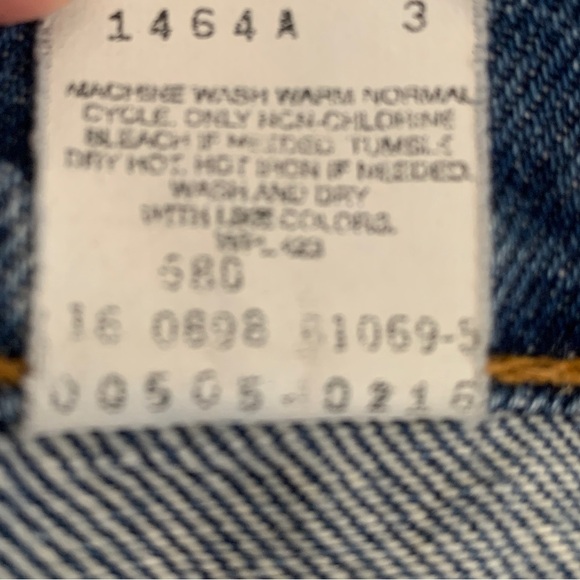Vintage Levi’s 505 Jeans 34 Straight Leg Regular Fit 90's - Picture 9 of 11